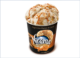 Οικογενειακό παγωτό με βανίλια μπισκότο και καραμέλα Dulce de Leche Nirvana Nestle